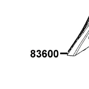 83600-LDF7-E10-21P COVER L BODY — diagram cutout