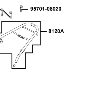 95701-08020-07G BOLT FLANGE 8*20 (K) — diagram cutout