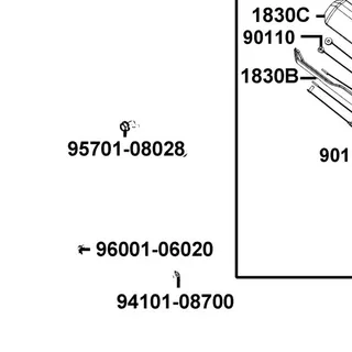 94101-08700-G WASHER PLAIN 8MM (K) — diagram cutout