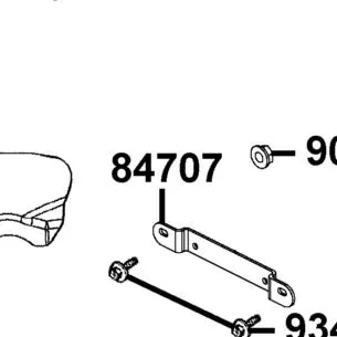 84707-KGB4-C10 UNDER NUMBER BRKT — diagram cutout