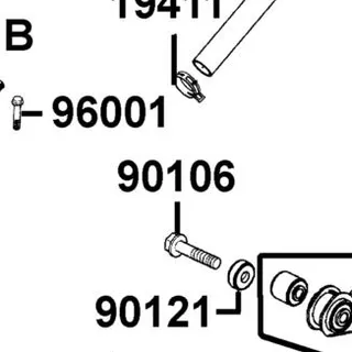 90106-LGB6-E11 BOLT FLANGE 10*55(K) — diagram cutout