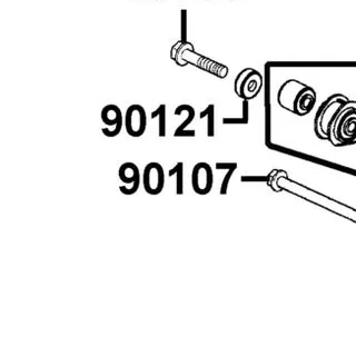 90107-KUDU-C01 BOLT FLANGE 10*188 — diagram cutout