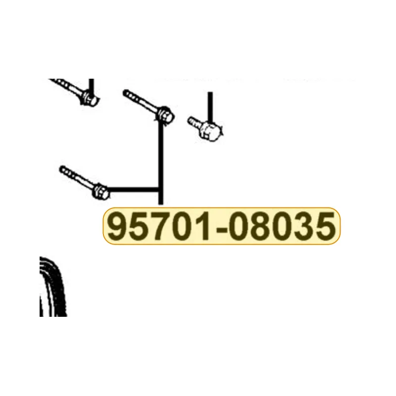 95701-08035-08 BOLT FLANGE 8*35 (C) — diagram cutout