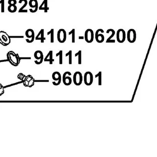 96001-06012-02 BOLT FLANGE SH 6*12 (Cr) — diagram cutout