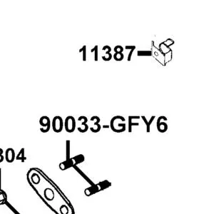 11387-KGBG-C00 CLAMPER BREATHER TUBE — diagram cutout
