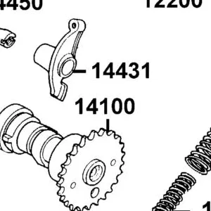 14100-KGBG-C00 SHAFT COMP CAM — diagram cutout