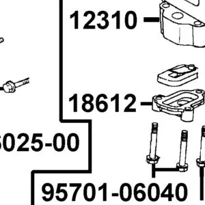 18612-GFY6-C00 COVER REED VALVE — diagram cutout