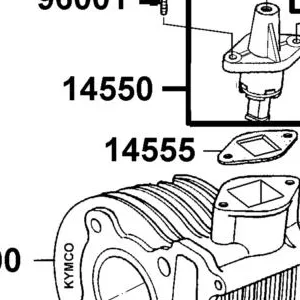 14555-KKJ9-E90 GASKET CAM SHAIN ADJUSTER — diagram cutout