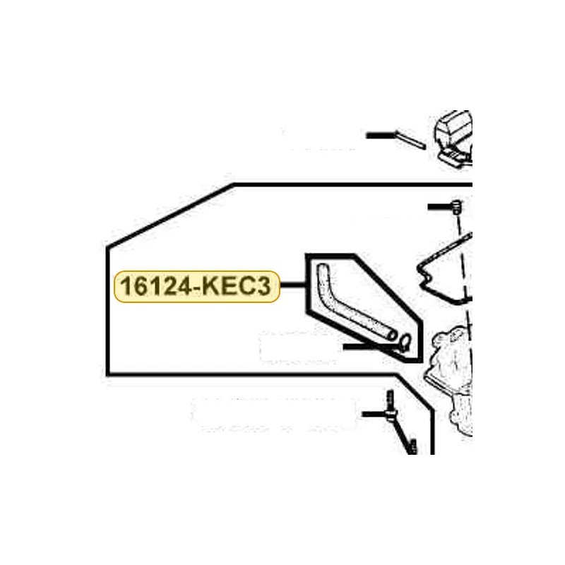 16124-KEC3-900 TUBE COMPL 3.5*300 — diagram cutout
