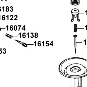 16154-KGC5-M30 SCREW IDLE ADJ — diagram cutout