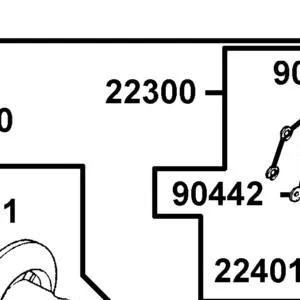 22300-GGAG-C00 PLATE ASSY DRIVE — diagram cutout