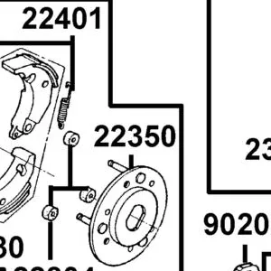 22350-GKAK-C00 PLATE COMP DRIVE — diagram cutout