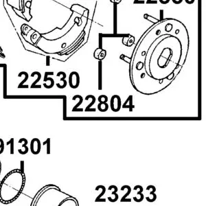 22804-1H48-C00 RUBBER CLUTCH DUMPER — diagram cutout
