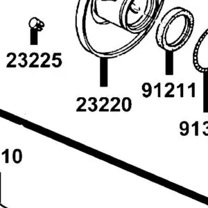 23220-LDC8-E10 FACE COMP MOVABLE — diagram cutout