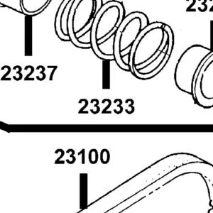 23233-KEE1-C10 SPG DRIVEN FACE — diagram cutout
