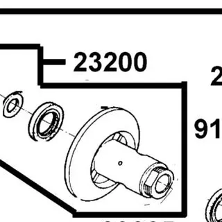 23200-GFY6-C00 FACE ASSY DRIVEN — diagram cutout