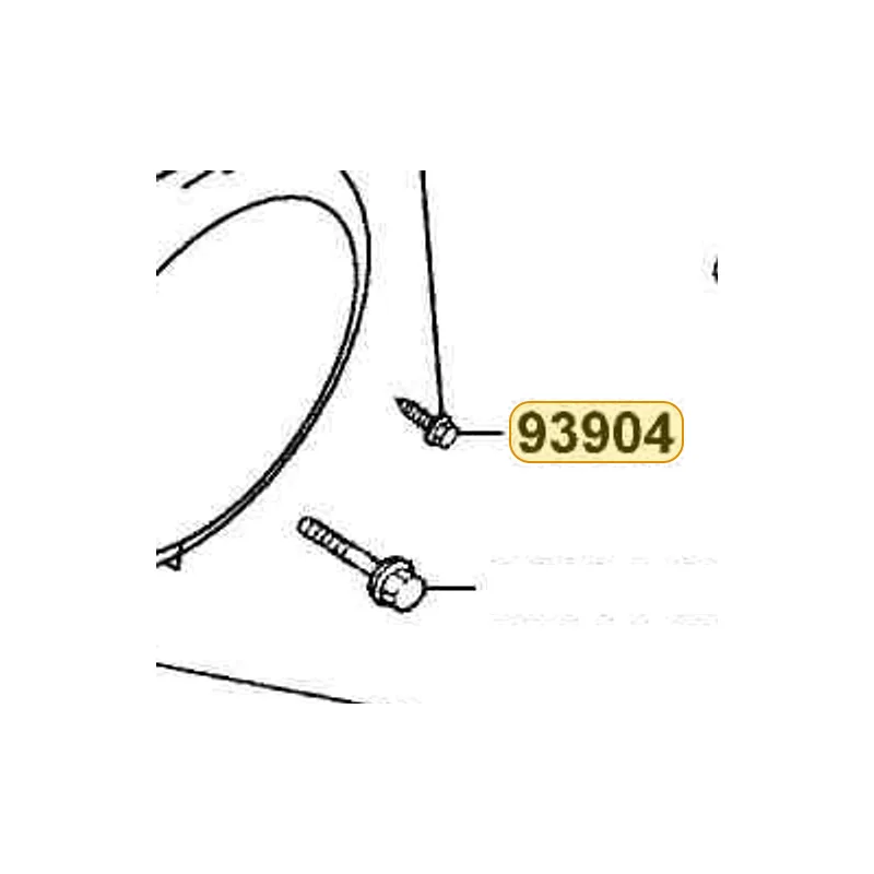 93904-35380 SCREW TAPPING 5*16 — diagram cutout