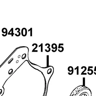 21395-KNBN-E90 GASKET MISSION CASE — diagram cutout