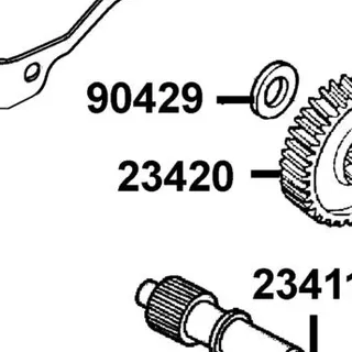 23420-LBD6-C00 SHAFT COMP COUNTER — diagram cutout