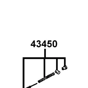 43450-LDC8-C00 CABLE COMP RR BRK — diagram cutout