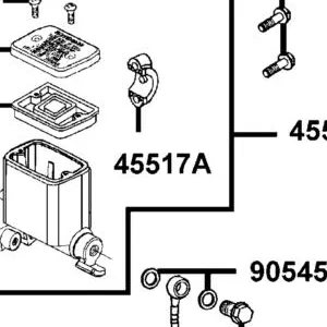 45517-KFAF-910 HOLDER M/C