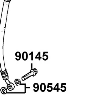 90545-3L00-001(wrong) WASHER OIL BOLT