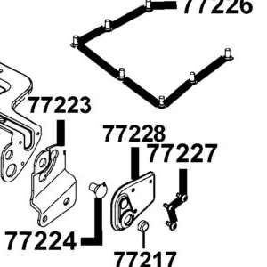 77228-LCB9-C10 GUARD L BACK SEAT — diagram cutout