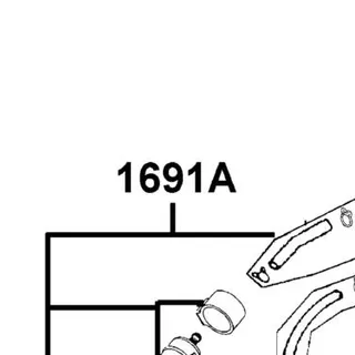1691A-LDC8-MY0 STRAINER ASSY FUEL — diagram cutout