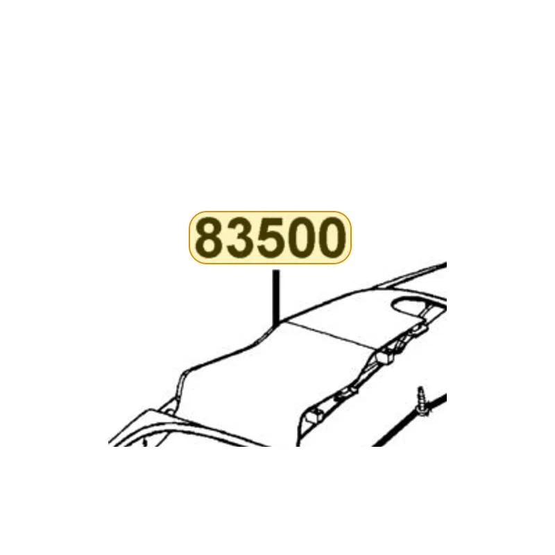 83500-LCB9-C10-R1P COVER R BODY — diagram cutout