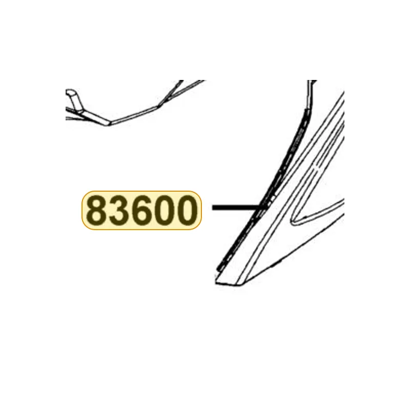 83600-LCB9-C10-R1P COVER L BODY — diagram cutout