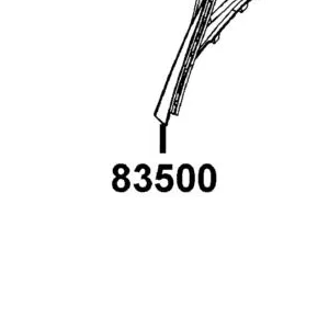 83500-LCB9-C10-BAP COVER R BODY — diagram cutout
