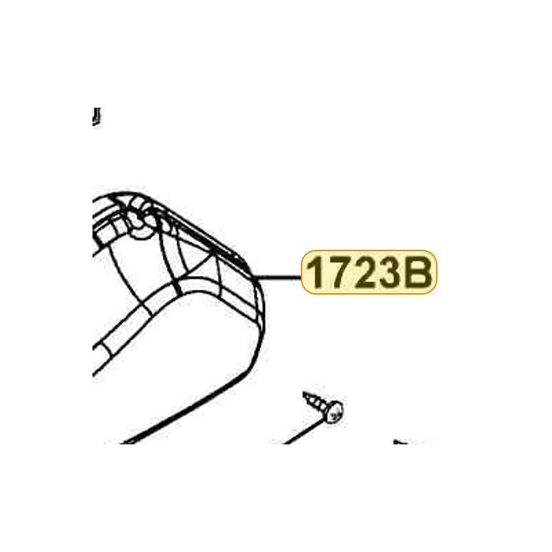 1723B-LBD6-E00 COVER ASSY AIR/C — diagram cutout