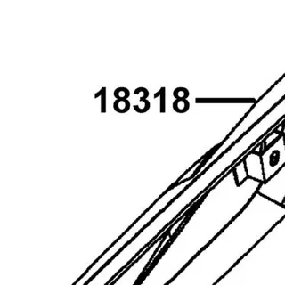 18318-LDF7-E10 PROTECTOR MUFFLER — diagram cutout