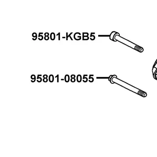 95801-08055-07 BOLT FLANGE 8*55 (K) — diagram cutout