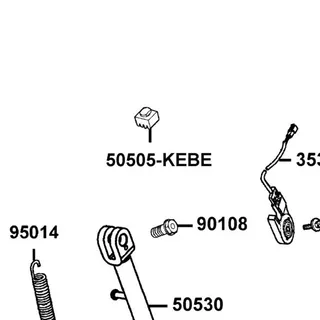 50505-KEBE-900 STOPPER RUBBER — diagram cutout