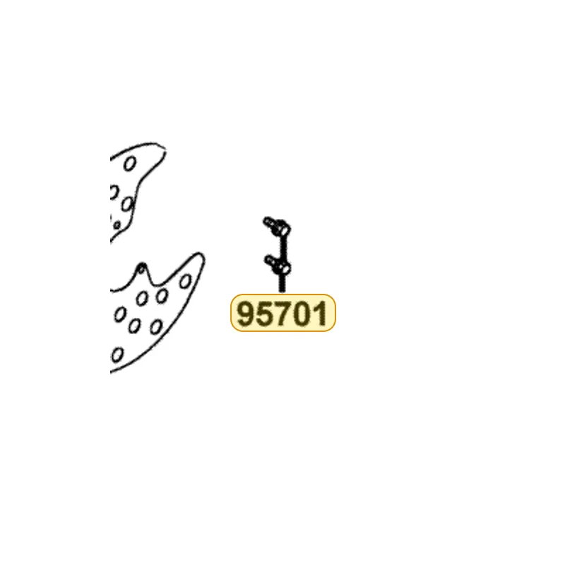 95701-06010-08 BOLT FLANGE 6*10 — diagram cutout