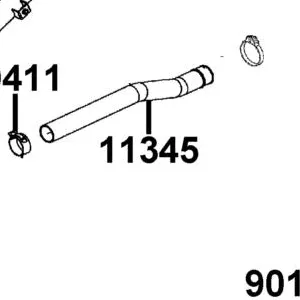 11345-ALA9-E70 DUCT L COVER — diagram cutout