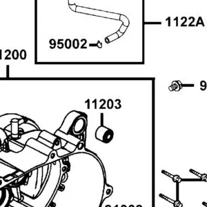 11203-GGC7-301 UNDER RUBBER BUSH REAR CUSHION — diagram cutout