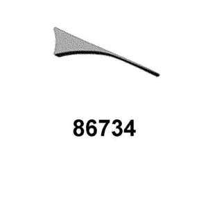 86734-LDC8-M32-T01 STRIPE B R LEG SHIELD — diagram cutout