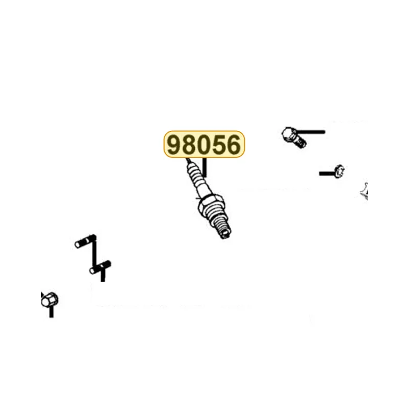 98056-5671R-00 SPARK PLUG (CR6HSA) — diagram cutout
