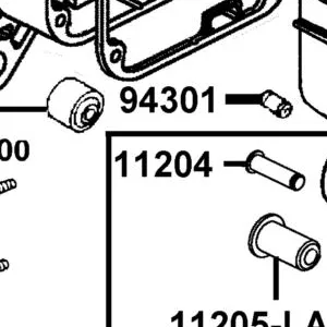 11204-KNBN-C00 PIN SPG HOOK — diagram cutout