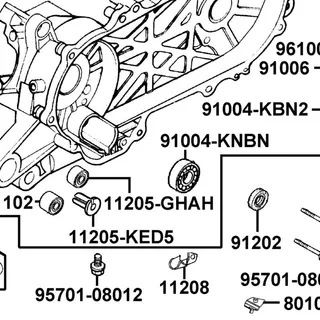 11205-GHAH-C00 BUSH 8*12*8 — diagram cutout