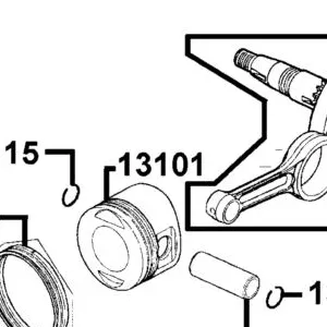 13101-LBC9-C00 PISTON — diagram cutout