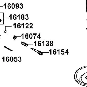 16138-KGC5-C00 SPRING IDLE ADJUST SCREW — diagram cutout