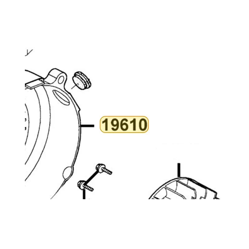 19610-KGBG-C00 COVER COMP FAN — diagram cutout