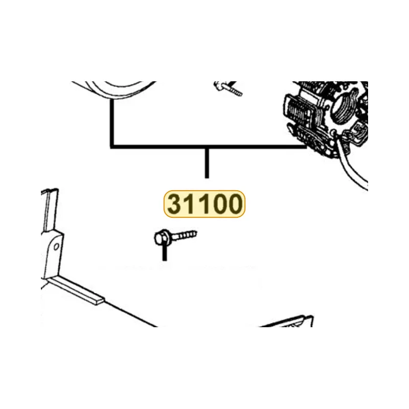 31100-LBD6-C00 AC GEN ASSY — diagram cutout
