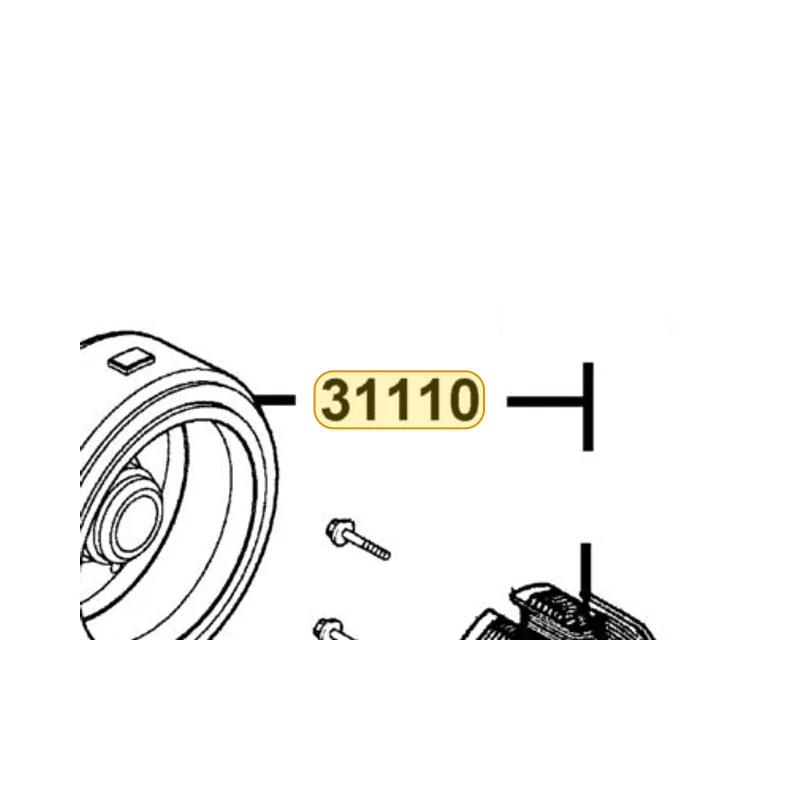 31110-LBD6-C00 FLYWHEEL COMP — diagram cutout