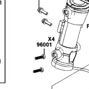 96001-06022-08G BOLT FLANGE SH 6*22 (C) — diagram cutout