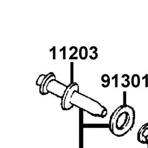 11203-KAM1-C00 PIN BRAKE SHOE ANCHOR — diagram cutout