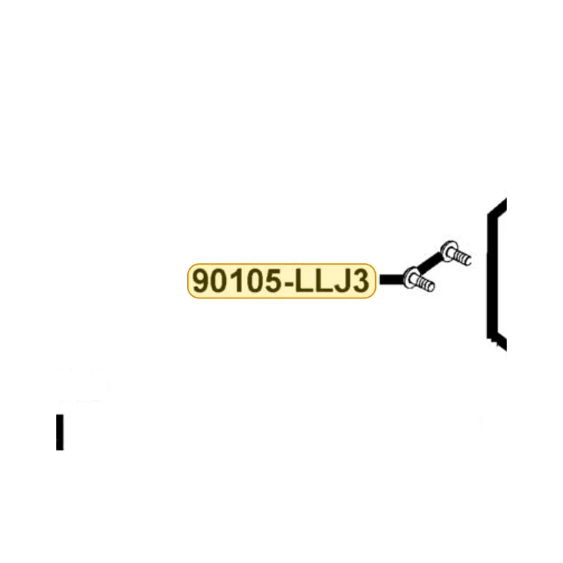 90105-LLJ3-E01 BOLT SPECIAL 8MM — diagram cutout